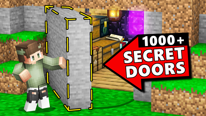 Secret Doors on the Minecraft Marketplace by Dodo Studios