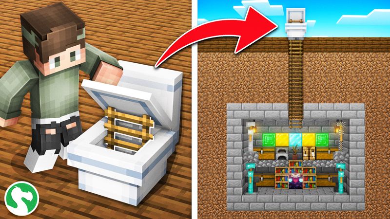 Secret Toilet Base on the Minecraft Marketplace by Dodo Studios