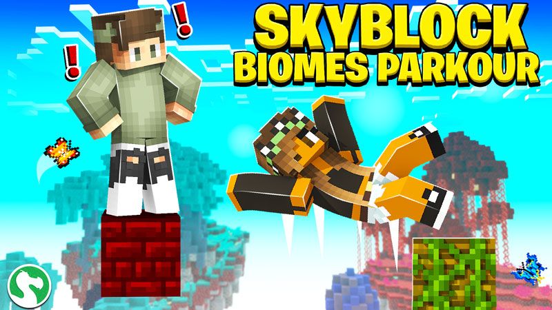 Skyblock Biomes Parkour on the Minecraft Marketplace by Dodo Studios