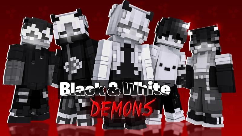 Black and white demons on the Minecraft Marketplace by DogHouse