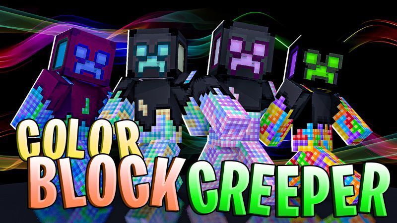 Colorblock Creeper on the Minecraft Marketplace by DogHouse