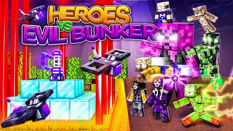 Heroes vs. Evil Bunker on the Minecraft Marketplace by DogHouse