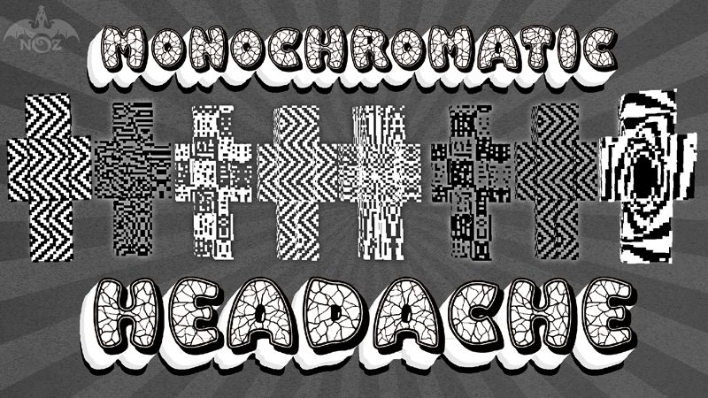 Monochromatic Headache on the Minecraft Marketplace by dragnoz