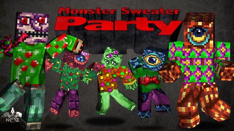 Monster Sweater Party on the Minecraft Marketplace by Dragnoz