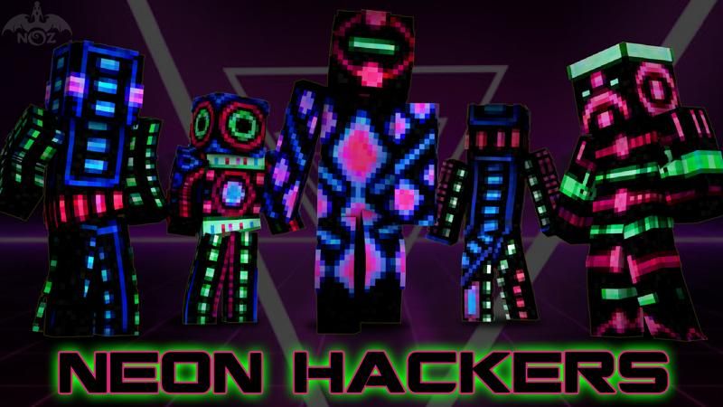 Neon Hackers on the Minecraft Marketplace by dragnoz