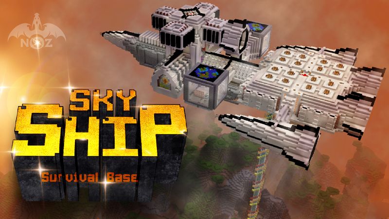 Sky Ship: Survival Base on the Minecraft Marketplace by dragnoz