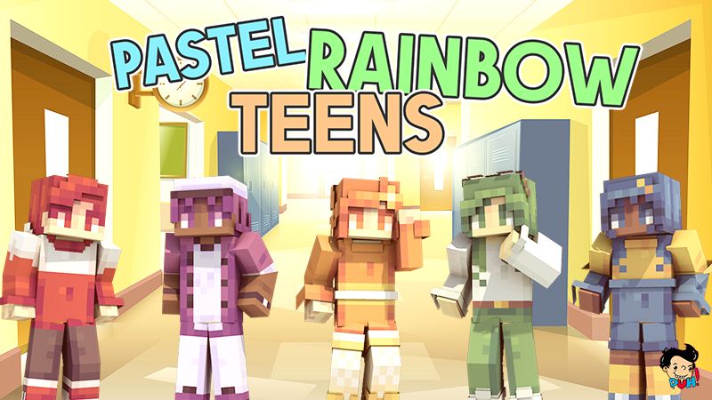 Pastel Rainbow Teens on the Minecraft Marketplace by Duh