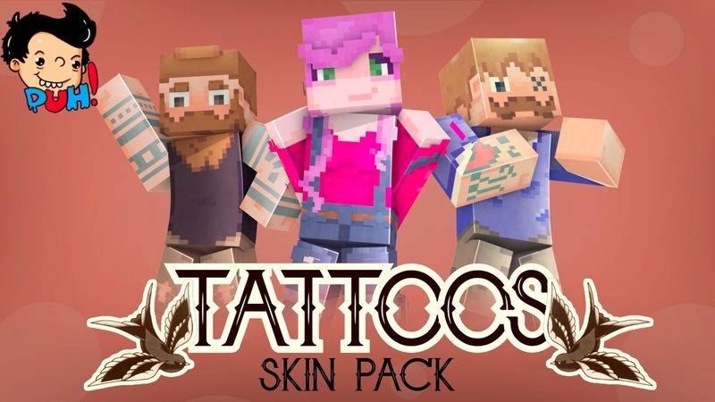 Tattoos on the Minecraft Marketplace by Duh