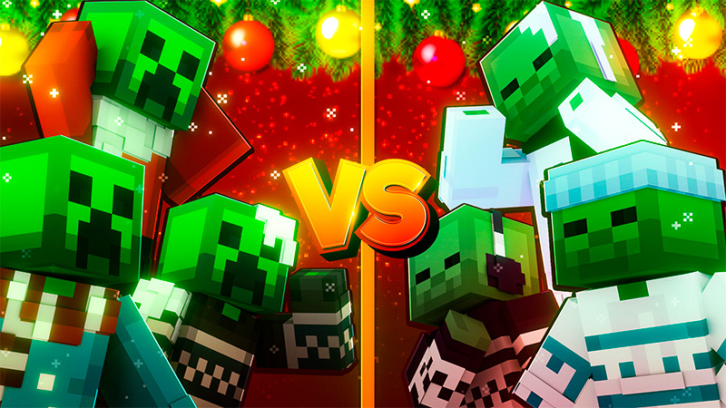 Creepers Vs Zombies: Holiday on the Minecraft Marketplace by Eco Studios