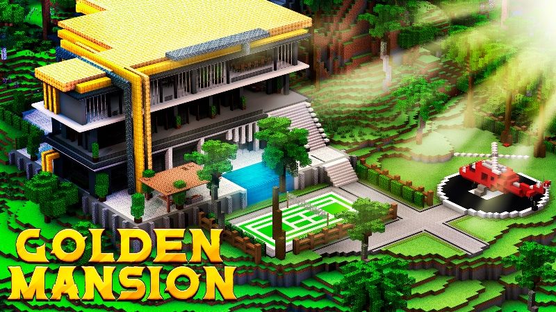 Golden Mansion on the Minecraft Marketplace by Eco Studios