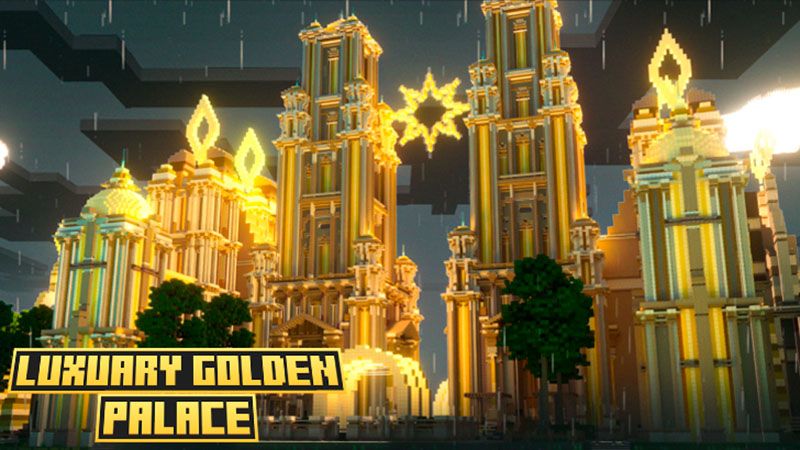 Luxury Golden Palace on the Minecraft Marketplace by Eco Studios