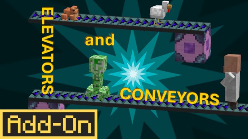 Elevators and Conveyors on the Minecraft Marketplace by EduElfie