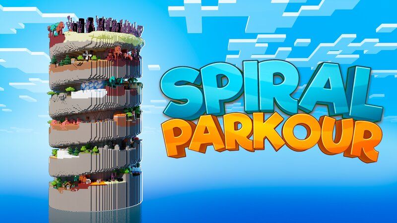 Spiral Parkour on the Minecraft Marketplace by Eescal Studios