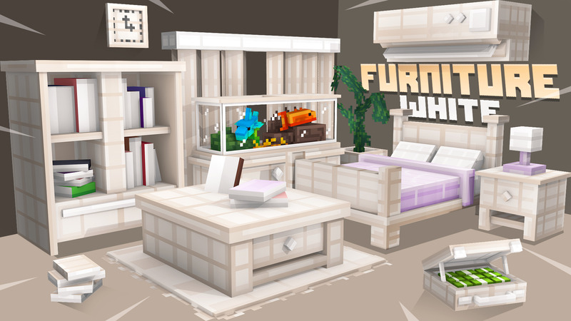 White Furniture on the Minecraft Marketplace by Eescal Studios