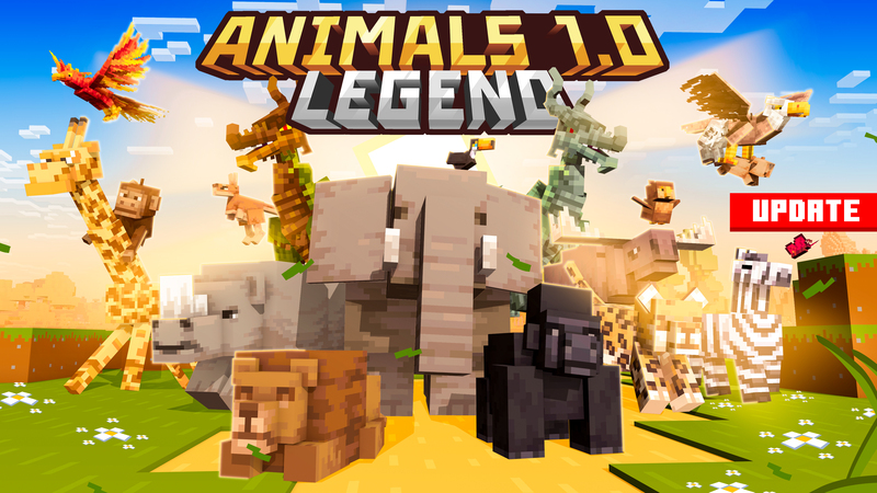 Animals Add-On 1.0 Legend on the Minecraft Marketplace by Endorah