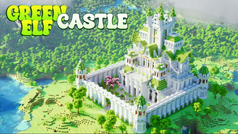 Green Elf Castle on the Minecraft Marketplace by Endorah