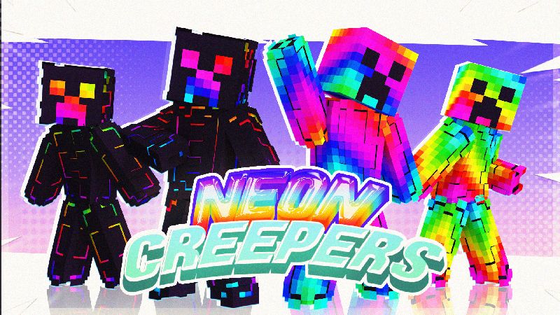 Neon Creepers on the Minecraft Marketplace by Endorah