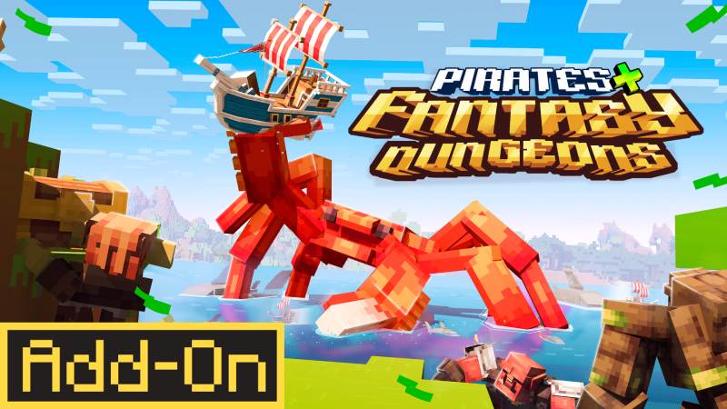 Pirates Fantasy Dungeons Add-On on the Minecraft Marketplace by Endorah