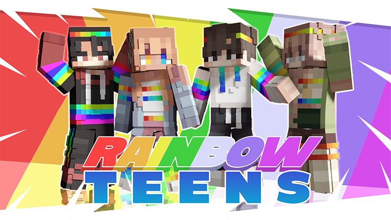 Rainbow Teens on the Minecraft Marketplace by Endorah