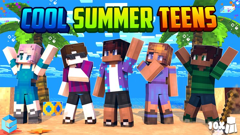 Cool Summer Teens on the Minecraft Marketplace by Entity Builds