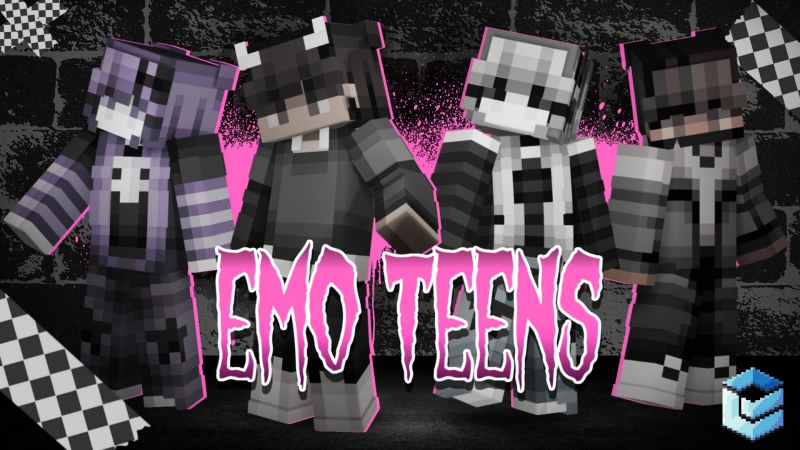 Emo Teens on the Minecraft Marketplace by Entity Builds