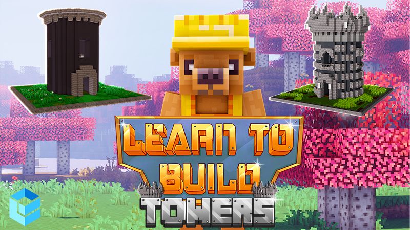 Learn to Build: Towers on the Minecraft Marketplace by Entity Builds