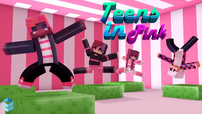 Teens in Pink on the Minecraft Marketplace by Entity Builds