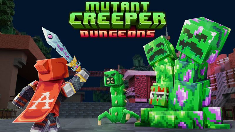 Mutant Creeper Dungeons on the Minecraft Marketplace by Everbloom Games