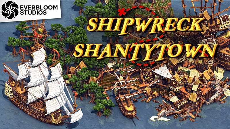 Shipwreck Shantytown on the Minecraft Marketplace by Everbloom Games