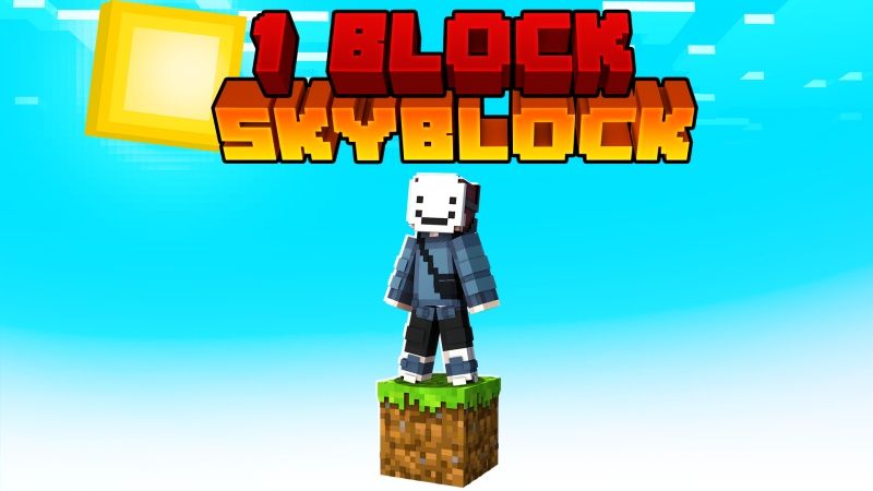 1 Block Sky Block on the Minecraft Marketplace by Fall Studios