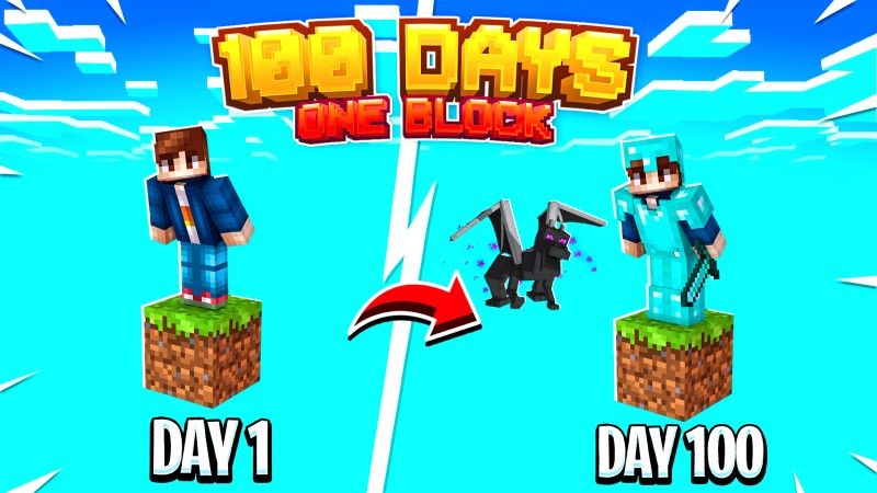 100 Days: One Block on the Minecraft Marketplace by Fall Studios