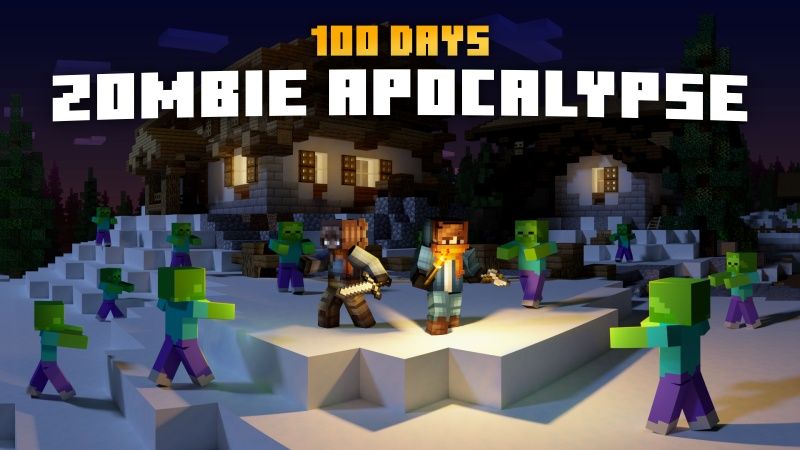 100 Days: Zombie Apocalypse on the Minecraft Marketplace by Fall Studios