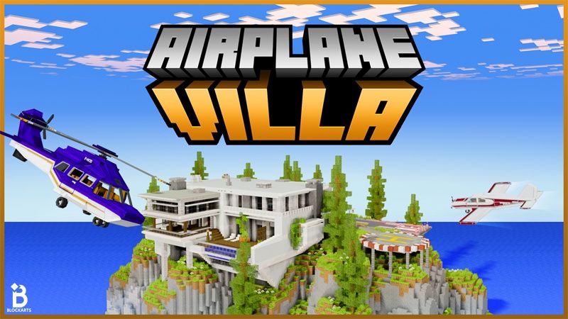 Airplane Villa on the Minecraft Marketplace by Fall Studios