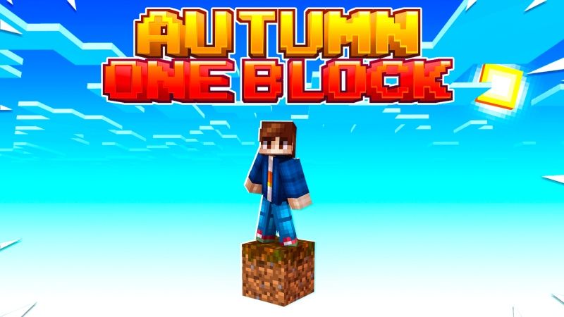 Autumn One Block on the Minecraft Marketplace by Fall Studios