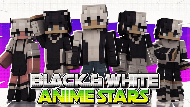 Black & White Anime Stars on the Minecraft Marketplace by Fall Studios