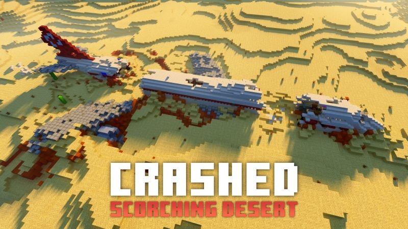 Crashed: Scorching Desert on the Minecraft Marketplace by Fall Studios