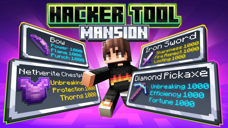 Hacker Tool Mansion on the Minecraft Marketplace by Fall Studios