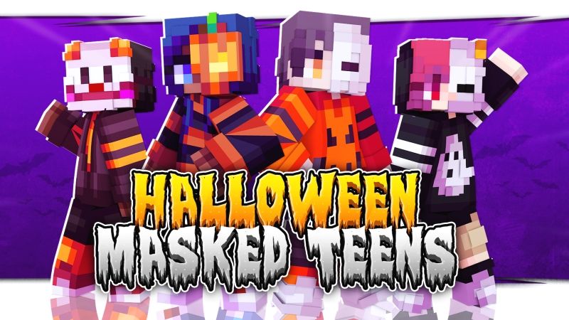 Halloween Masked Teens on the Minecraft Marketplace by Fall Studios