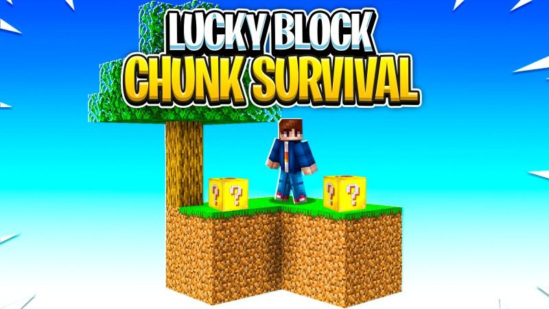 Lucky Block Chunk Survival on the Minecraft Marketplace by Fall Studios