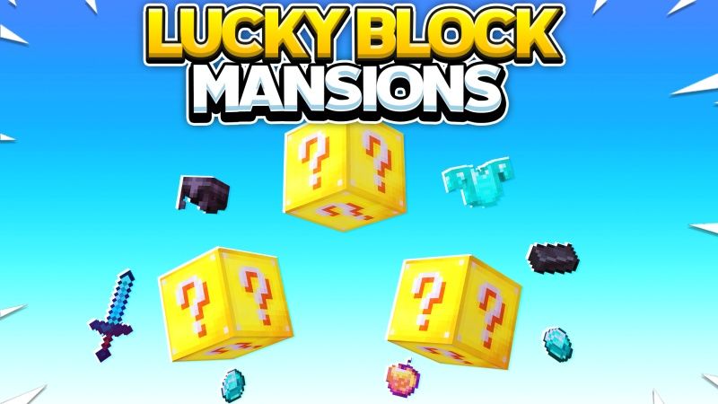 Lucky Block Mansions on the Minecraft Marketplace by Fall Studios