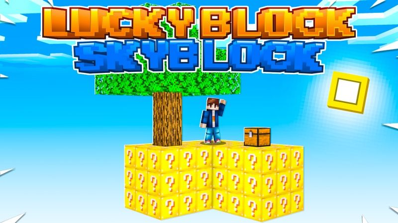 Lucky Block Skyblock on the Minecraft Marketplace by Fall Studios