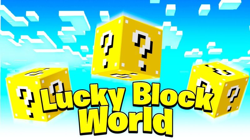 Lucky Block World on the Minecraft Marketplace by Fall Studios