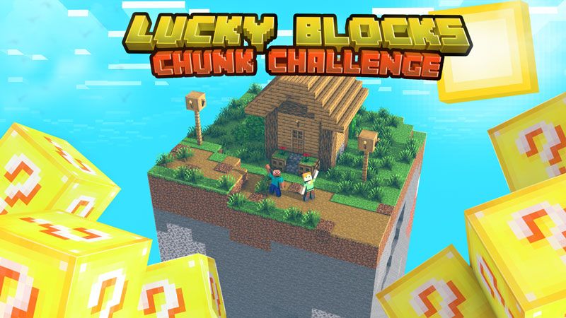 Lucky Blocks Chunk Challenge on the Minecraft Marketplace by Fall Studios