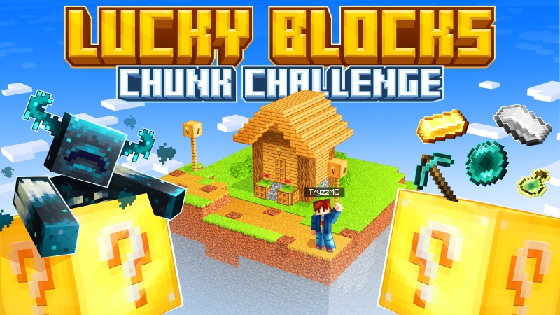 Lucky Blocks Chunk Challenge on the Minecraft Marketplace by Fall Studios