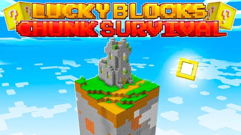 Lucky Blocks Chunk Survival on the Minecraft Marketplace by Fall Studios