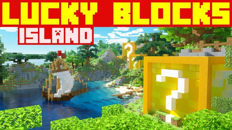 Lucky Blocks Island on the Minecraft Marketplace by Fall Studios