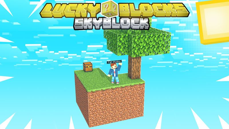 Lucky Blocks Skyblock on the Minecraft Marketplace by Fall Studios