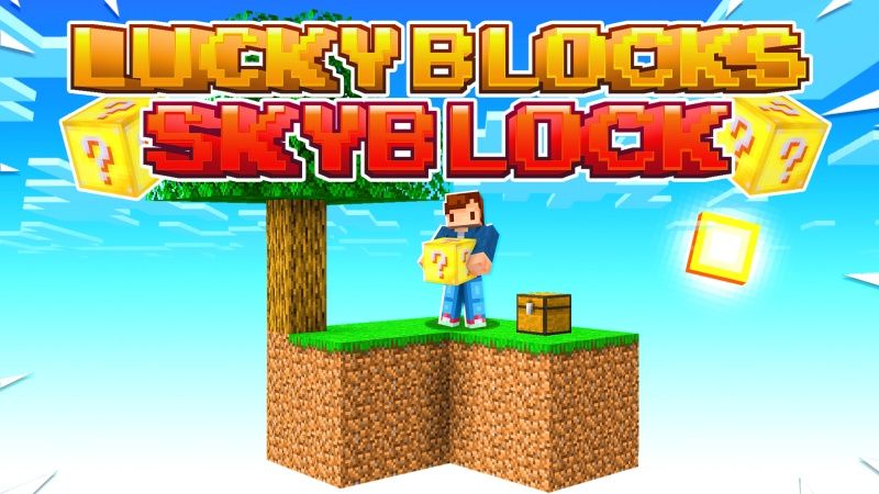 Lucky Blocks Skyblock on the Minecraft Marketplace by Fall Studios