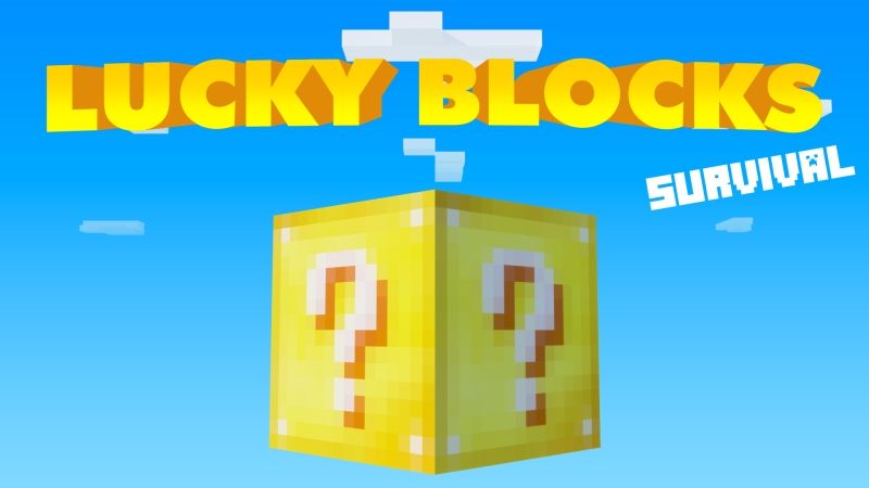 Lucky Blocks Survival on the Minecraft Marketplace by Fall Studios