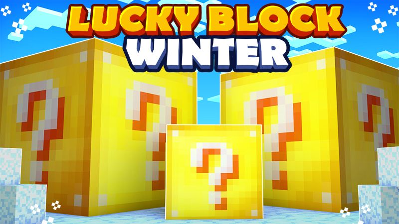 Lucky Blocks Winter on the Minecraft Marketplace by Fall Studios